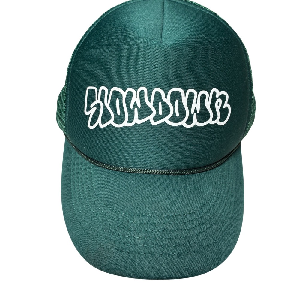 Slowdown Dry Goods Green Mesh Trucker Hat Logo Snapback Streetwear Cap